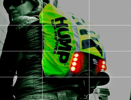 RYGGSÄCKSÖVERDRAG LED - High Visibility Back Pack Cover - LED
